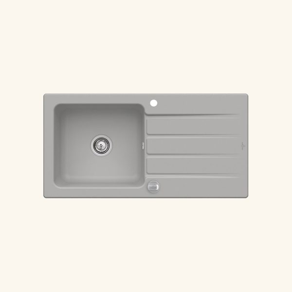 evier céramique gris fossil