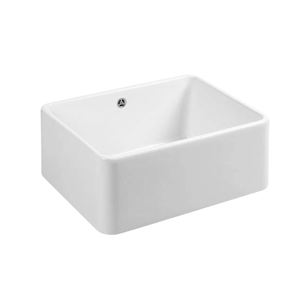 évier timbre céramique blanc