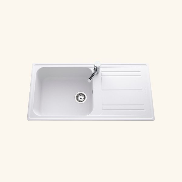 évier granit blanc Ewi HOLIDAY
