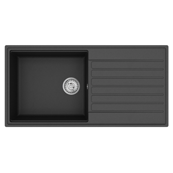 evier granit noir