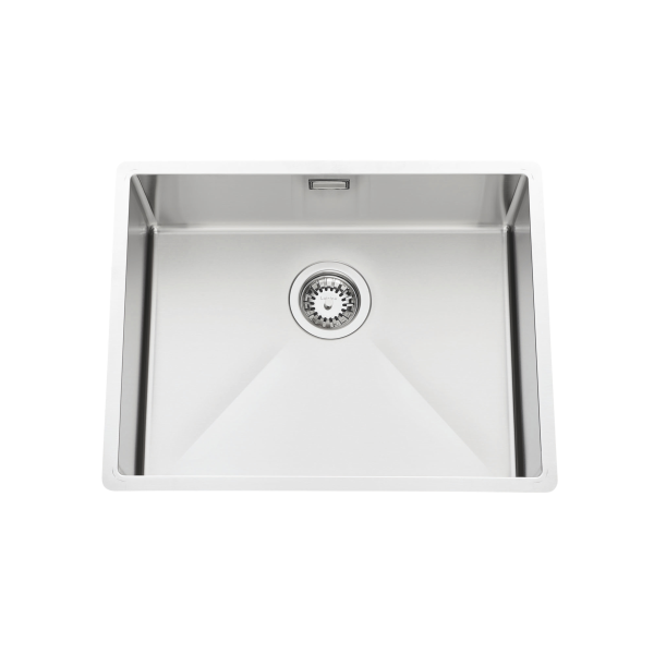 évier sous-plan inox