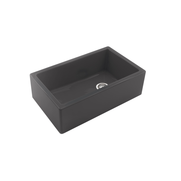 évier timbre d'office granit gris