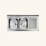 évier professionnel inox ROSSA
