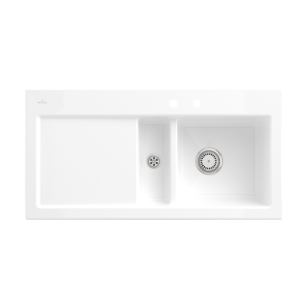 évier céramique blanc Villeroy & Boch