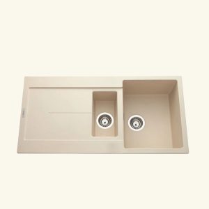 évier granit beige