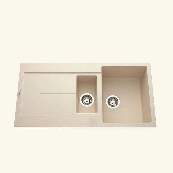 évier granit beige