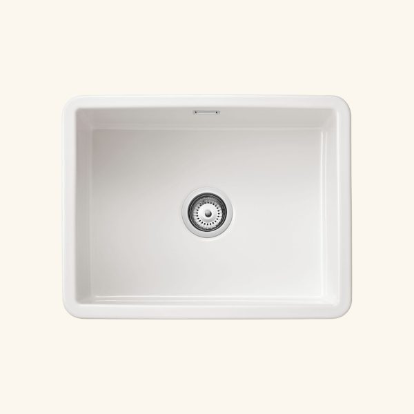 évier céramique blanc